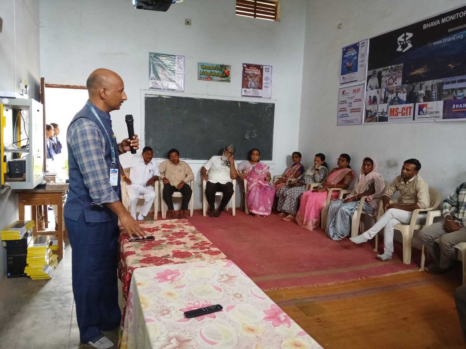 BHAVA Parent Meeting - Mr. Satish Khedkar presenting